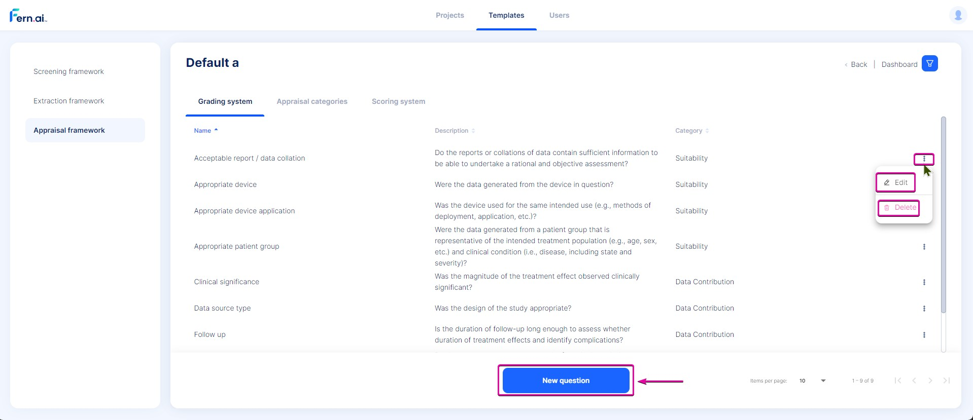 appraisal-framework-fern-ai